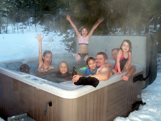 A hot tub Keystone Colorado; photo © David Shankbone